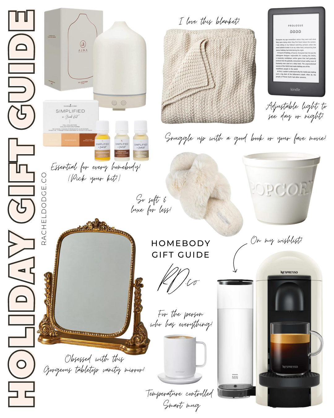 Gift Ideas for the homebody on your holiday list
