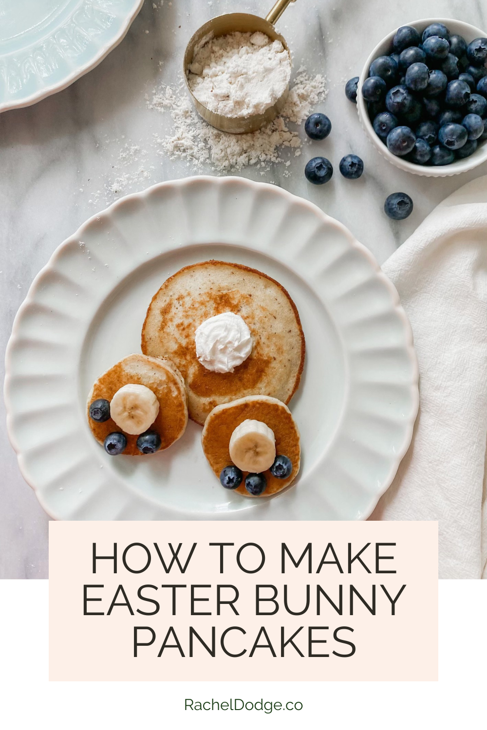 How to Make Ester Bunny Pancakes pin