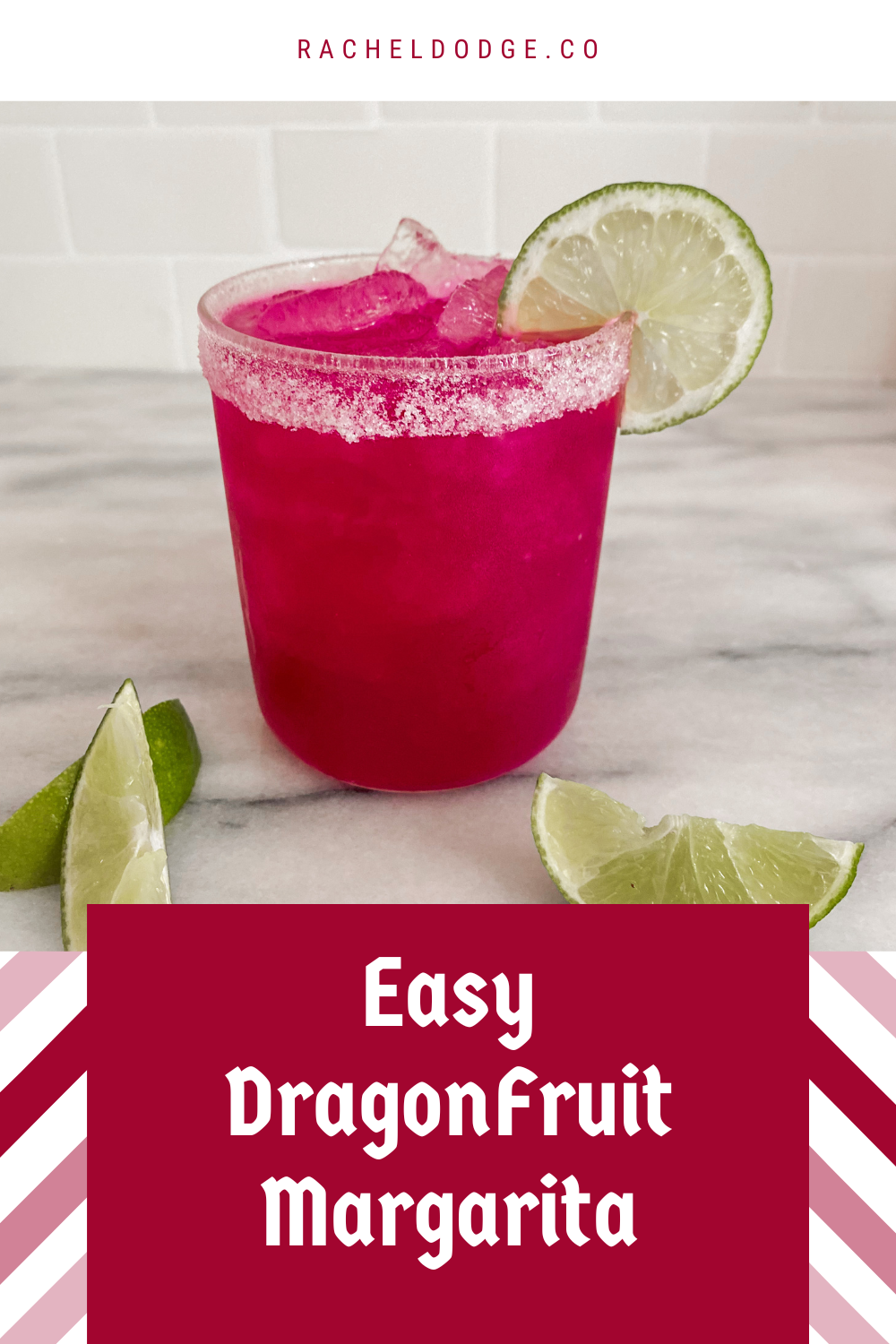 Easy Dragonfruit Margarita Pin
