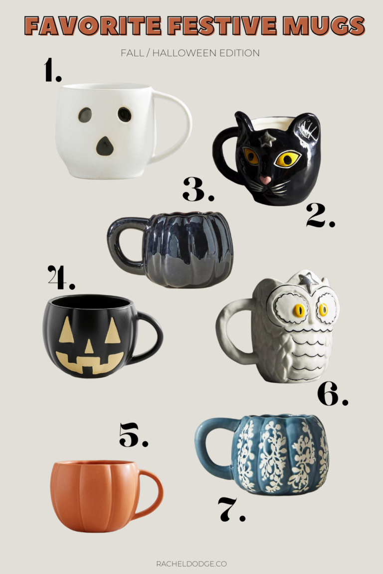 Favorite Festive Mugs for Halloween + Next Level Cocoa Ideas