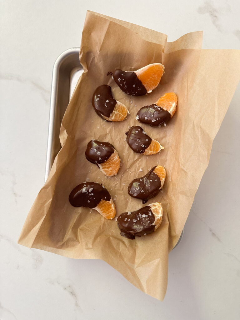 Chocolate Covered Mandarin Slices